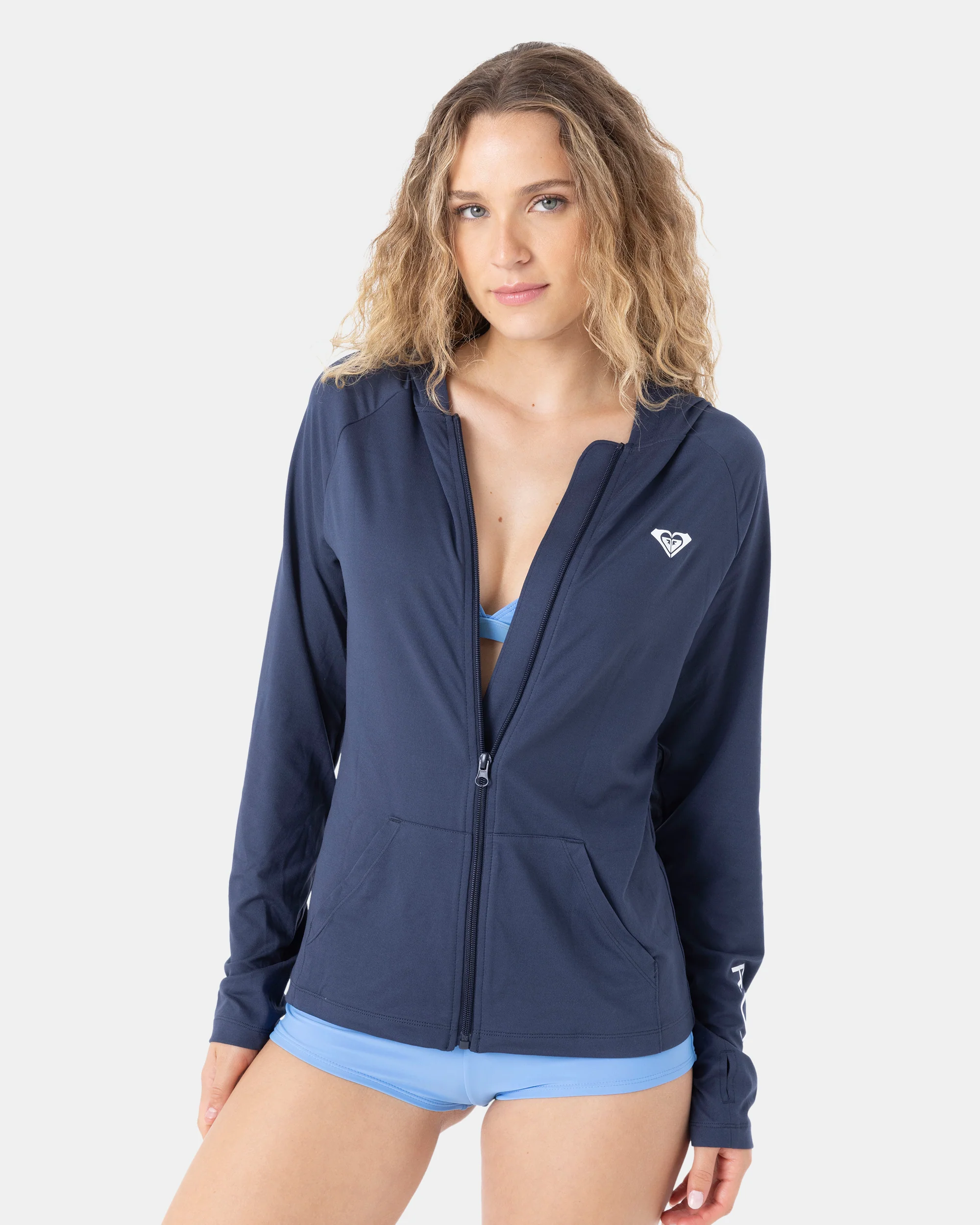 Image of Long Sleeve Hoodie Zipped Rashguard