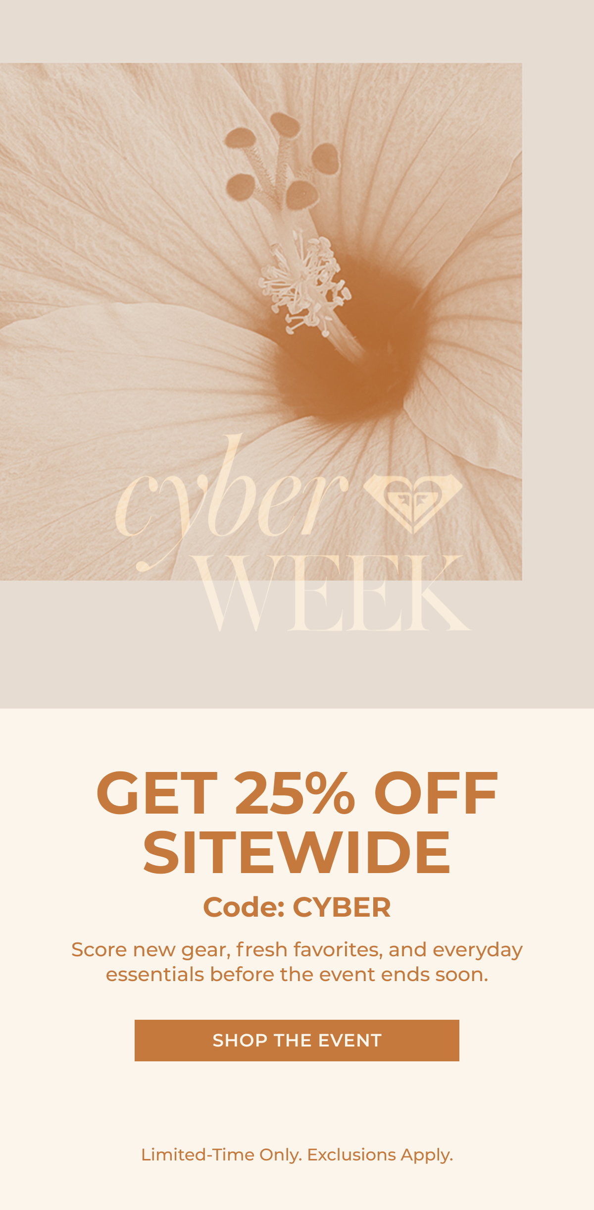 Get 25% Off Sitewide with Code: CYBER [Shop the Event]