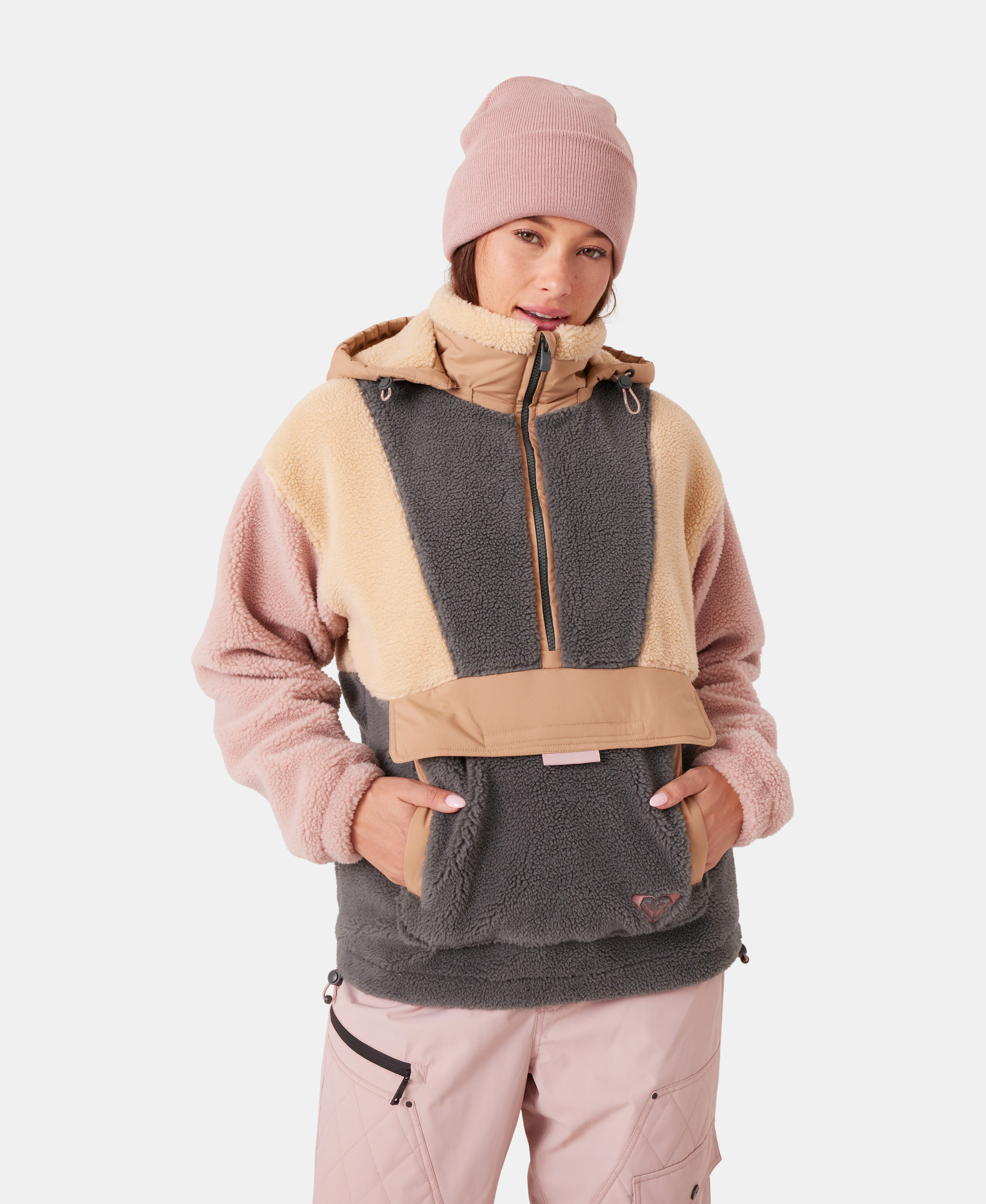 Image of Rita Half Zip Sherpa Anorak