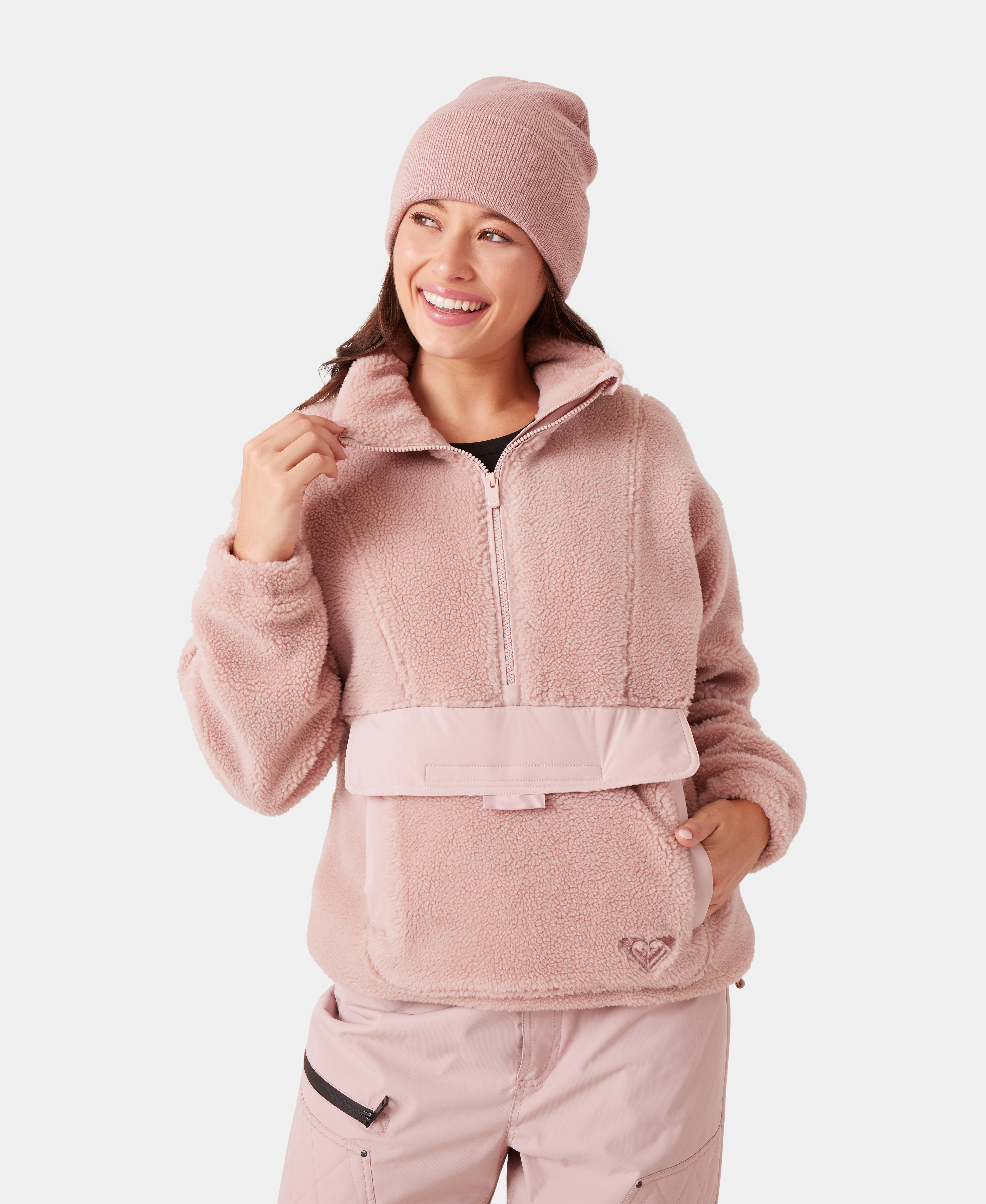 Image of Rita Half Zip Sherpa Anorak