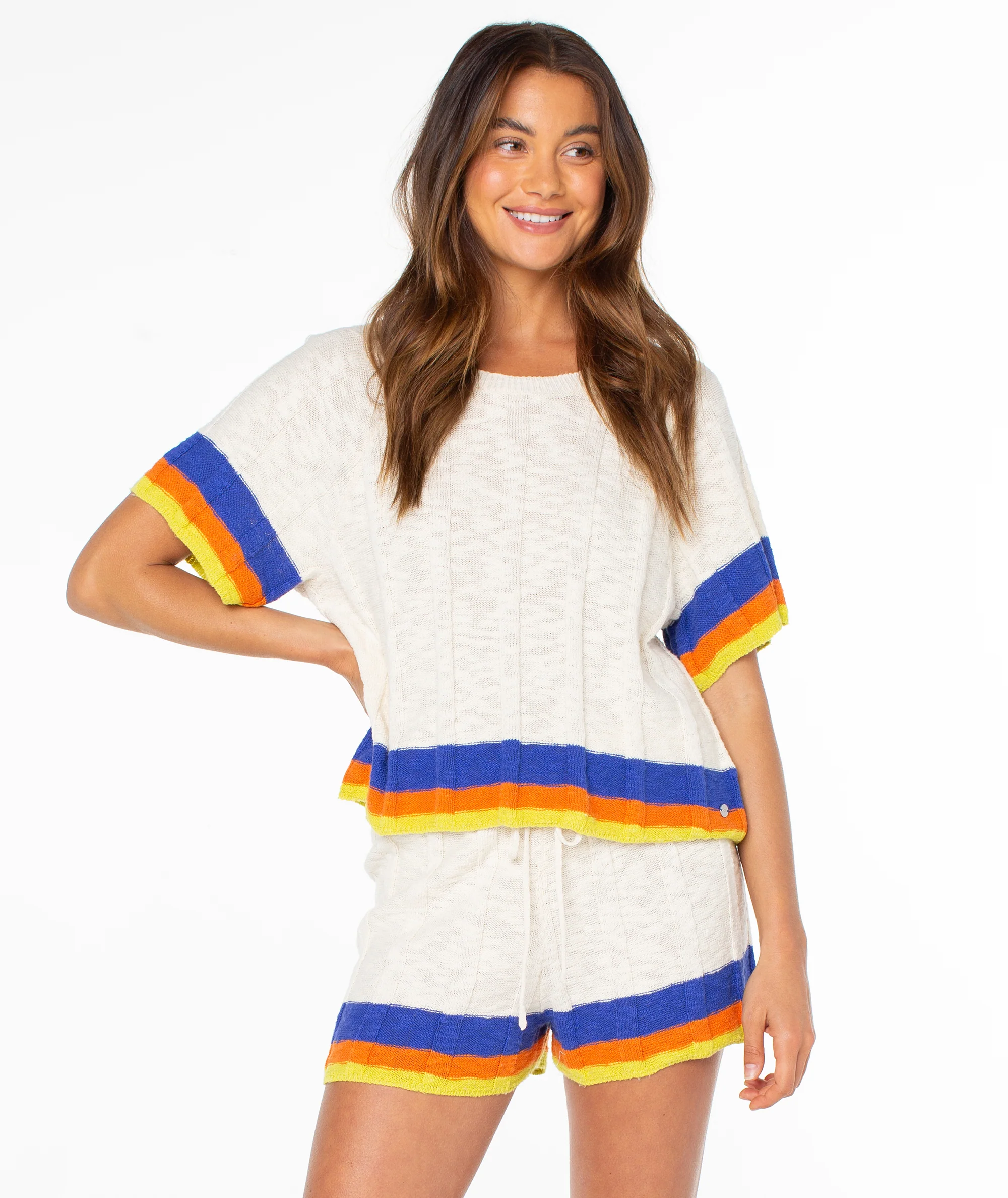 Image of Cabana Club Tee Stripe Top