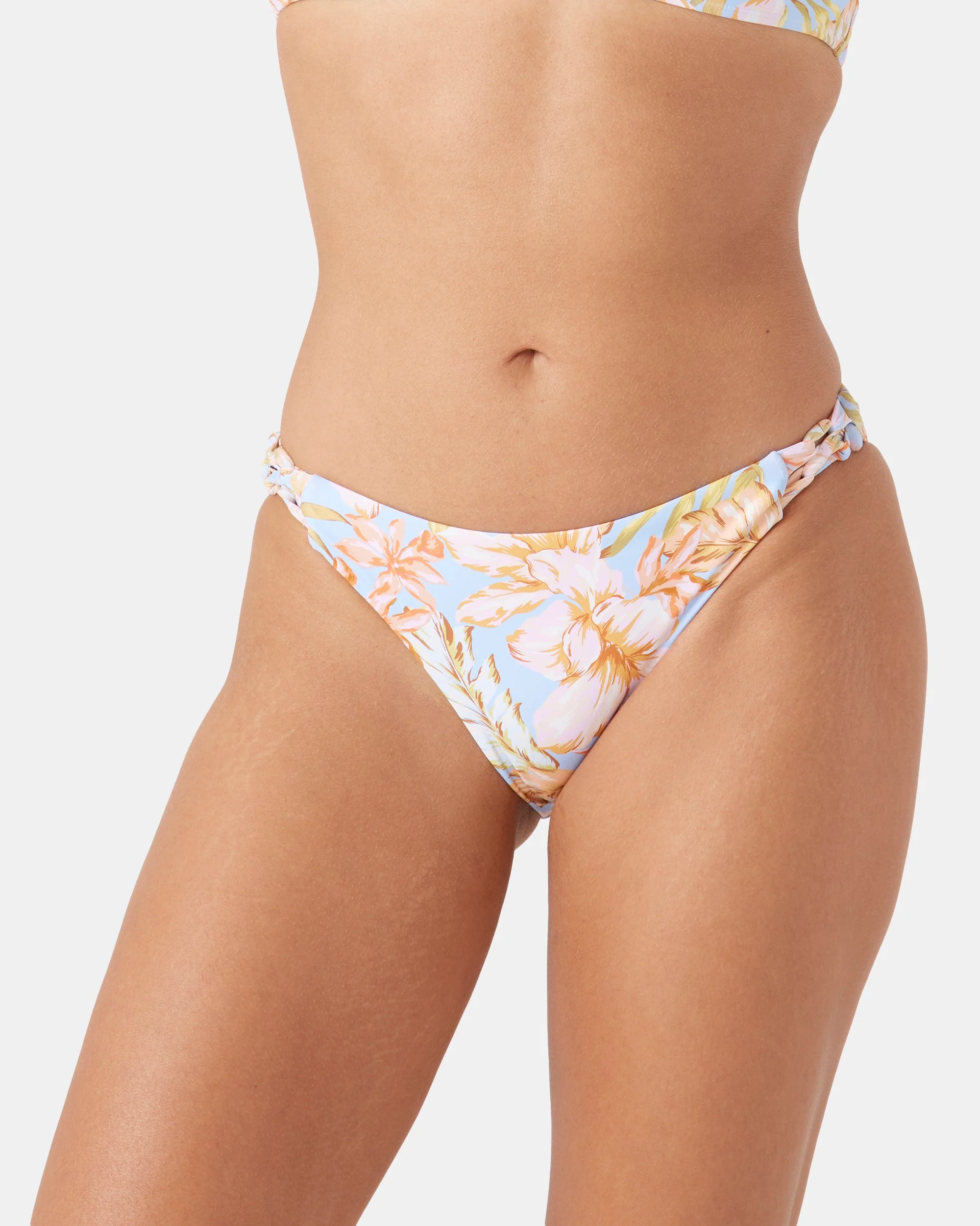 Image of Tropical Hipster Lace Side Full Bikini Bottom