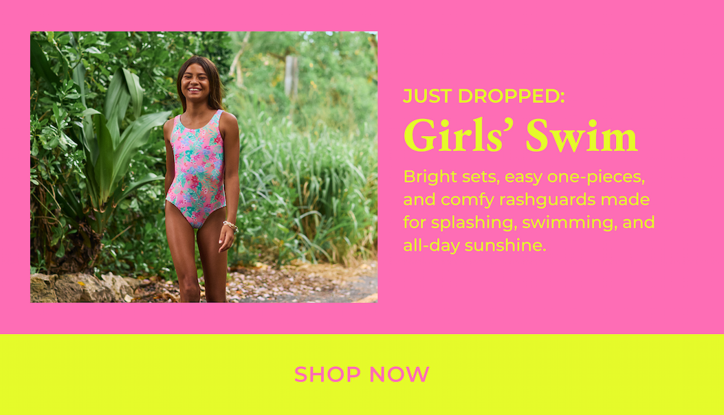 Just Dropped: Girls' Swim [Shop Now]