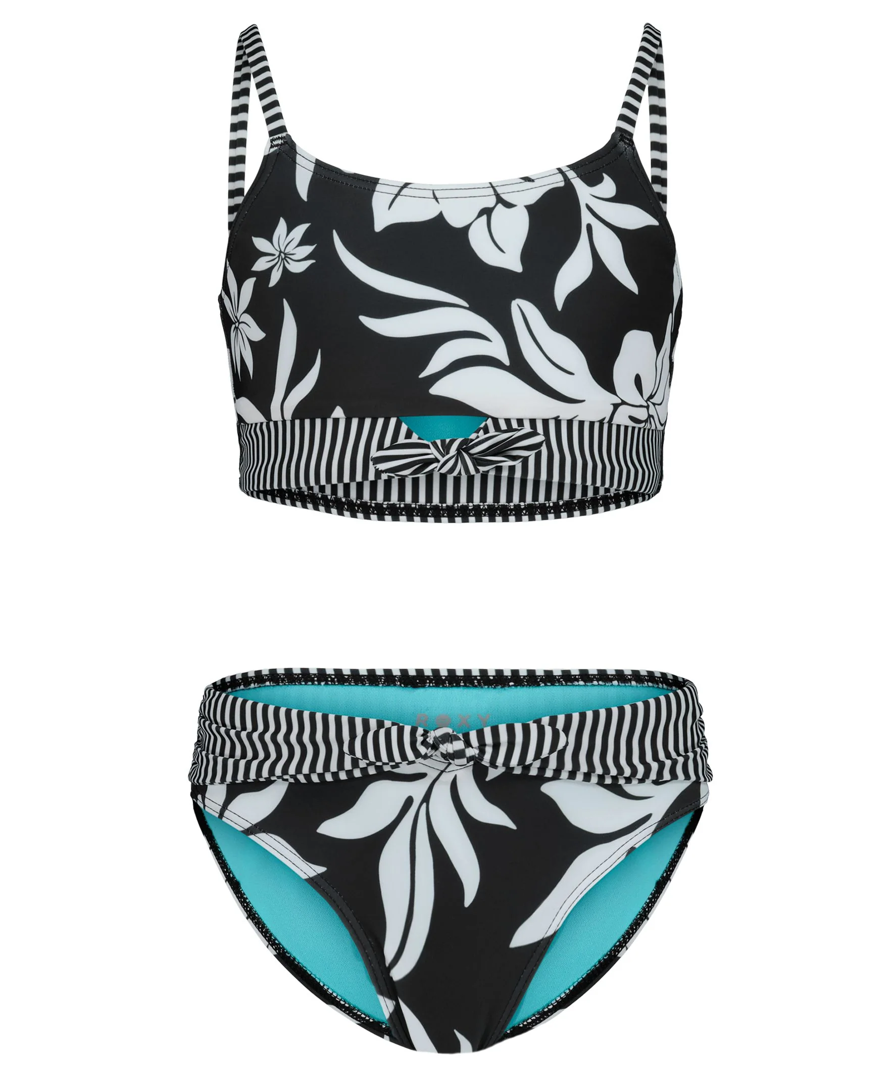 Image of Girls' Oversized Floral Bikini Set