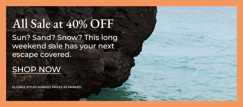 All Sale at 40% OFF [Shop Now]