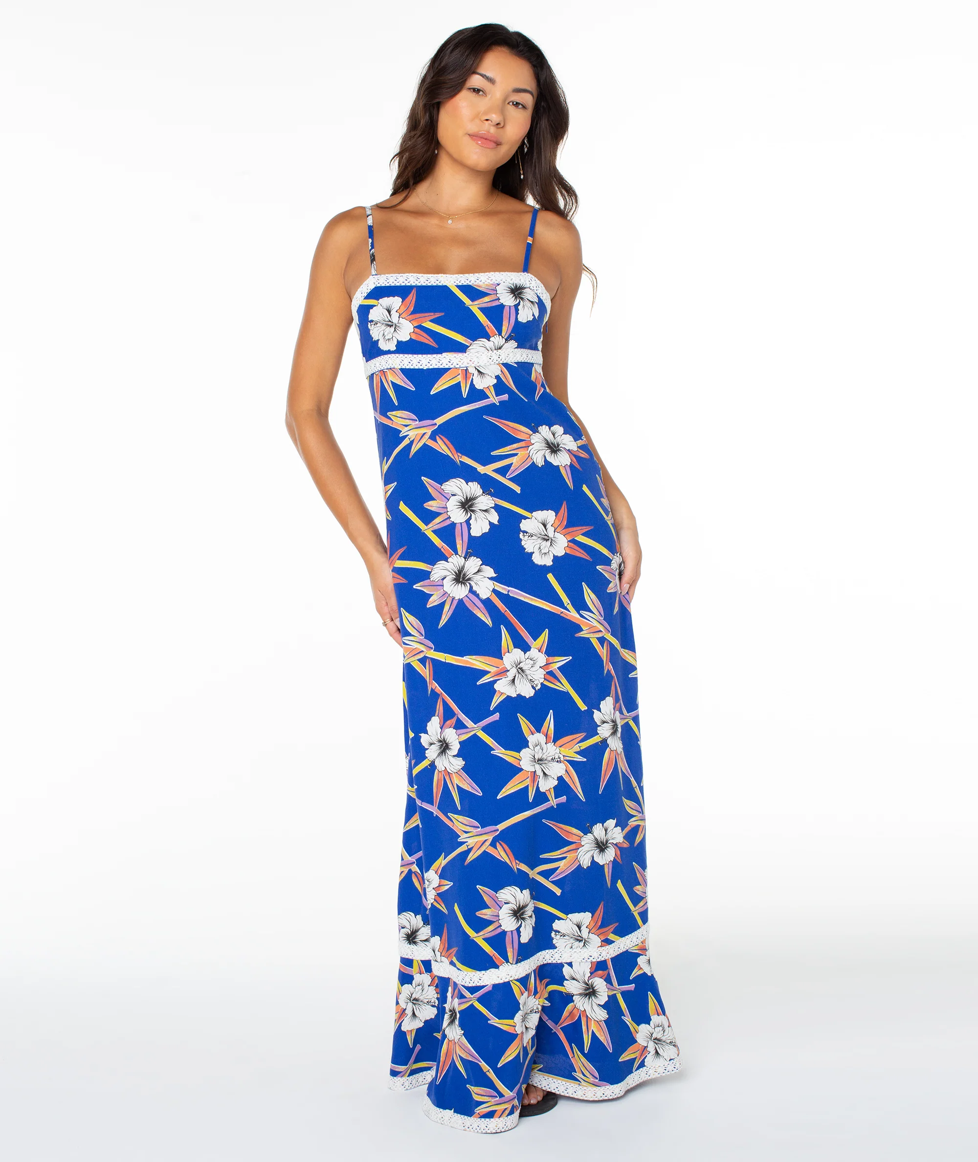 Image of Balmy Sunset Maxi Dress