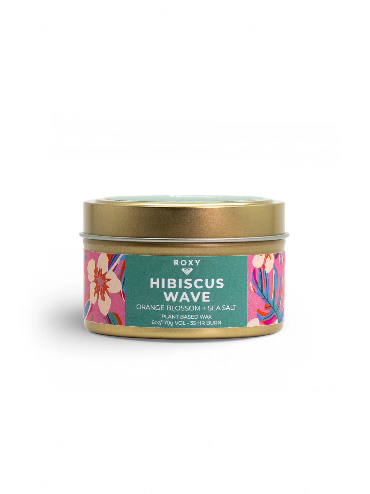 Image of Hibiscus Wave Palm Tin Candle