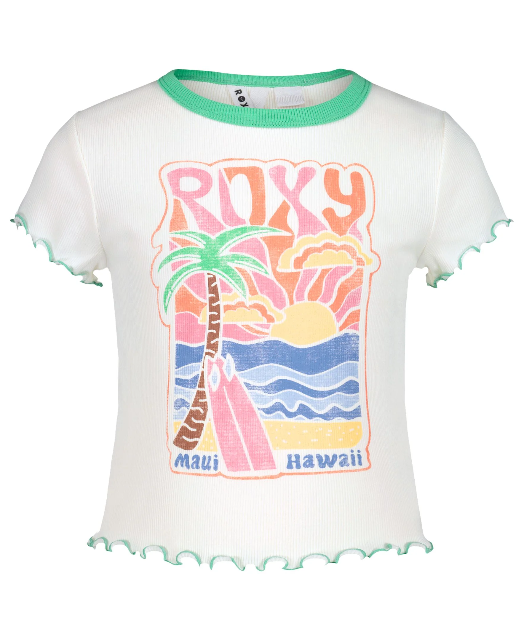 Image of Girls' Ocean Poster Baby Tee
