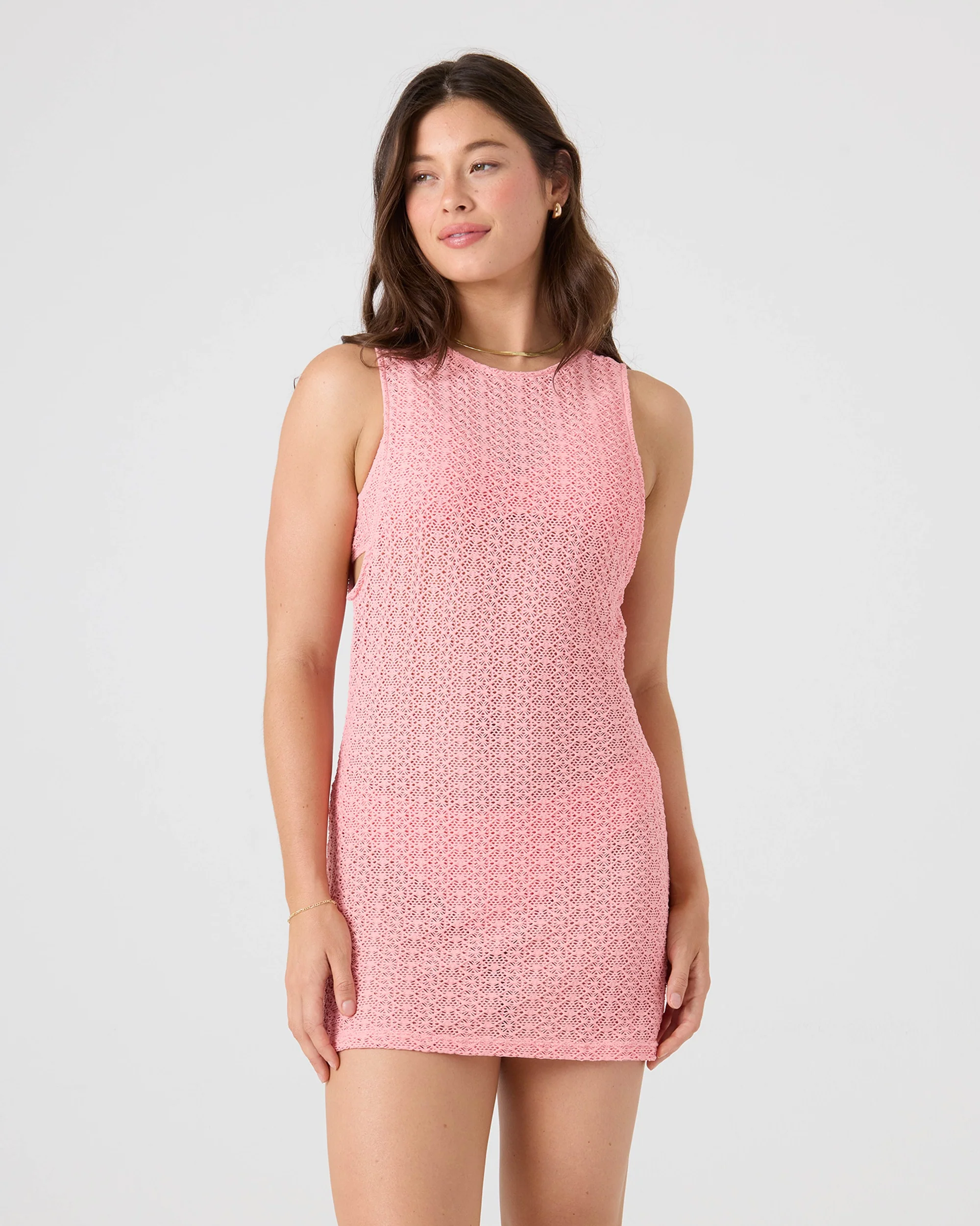 Image of Crochet Cover Up Dress