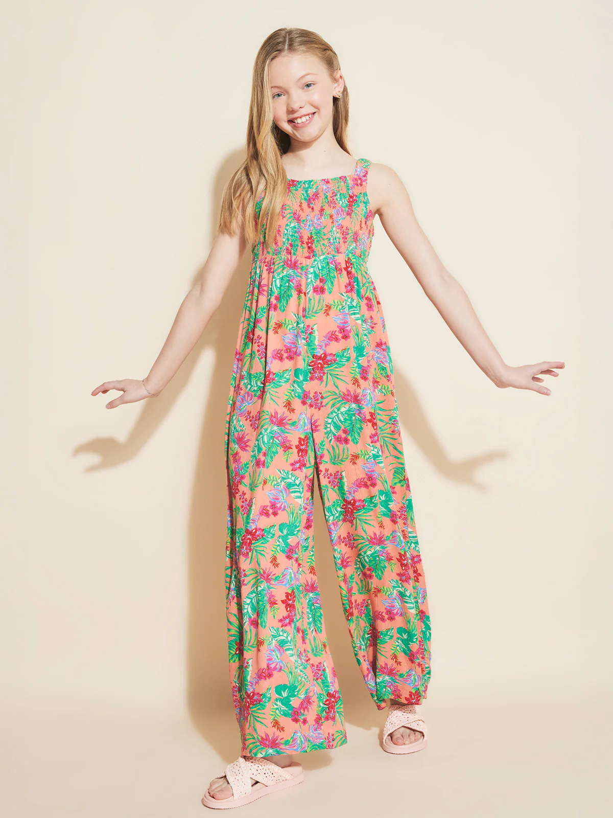 Image of Girls' Coastal Breeze Jumpsuit