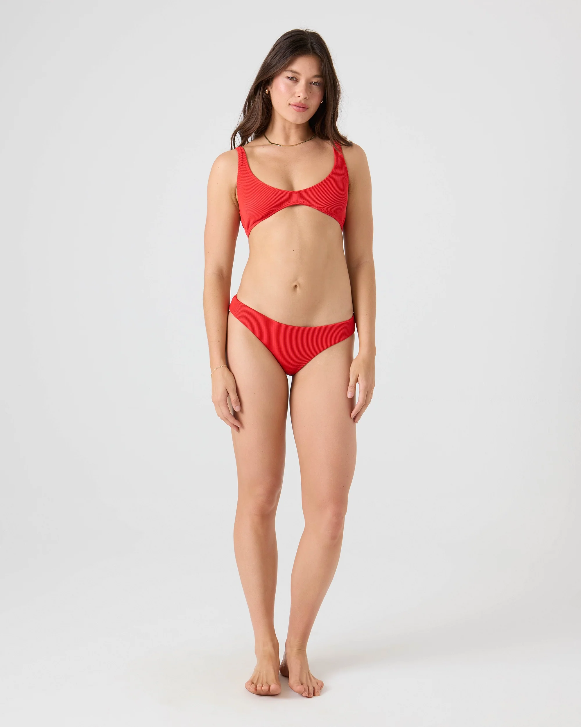 Image of Rib Roxy Love Hipster Moderate Bikini Bottom