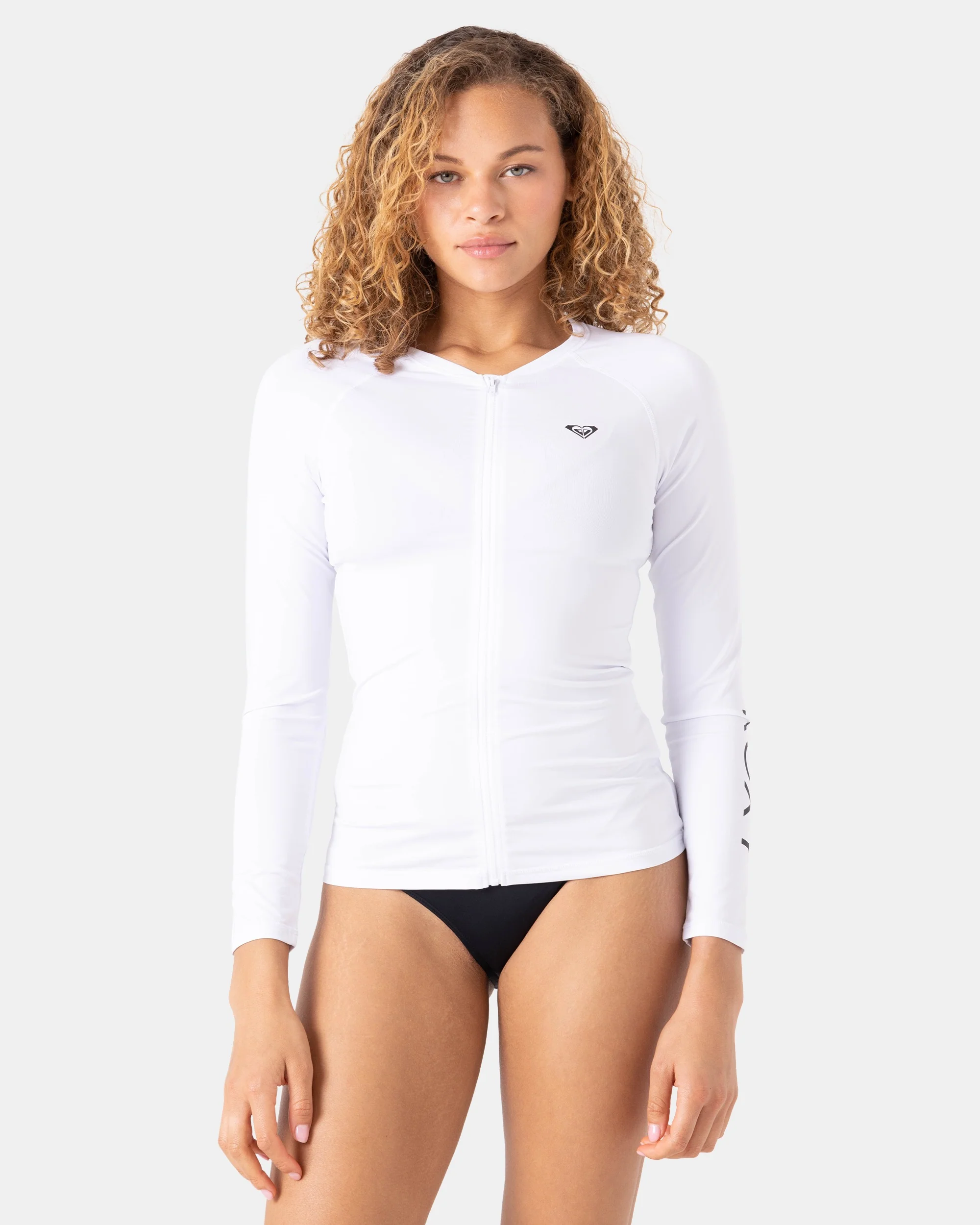 Image of New Essentials Long Sleeve Zip Rashguard