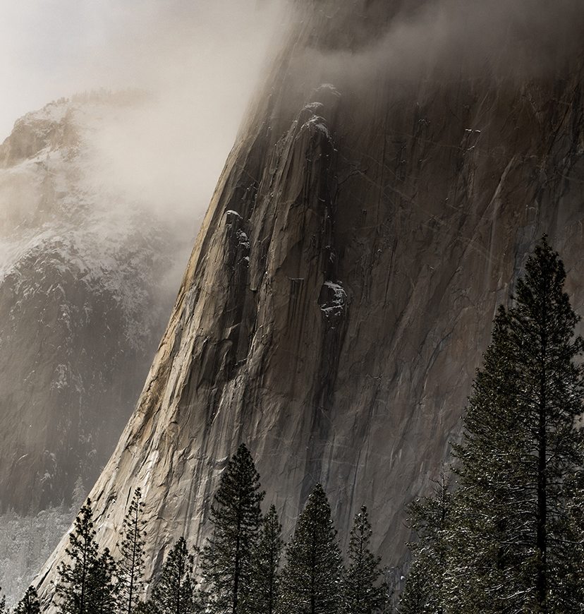 El Cap in Winter