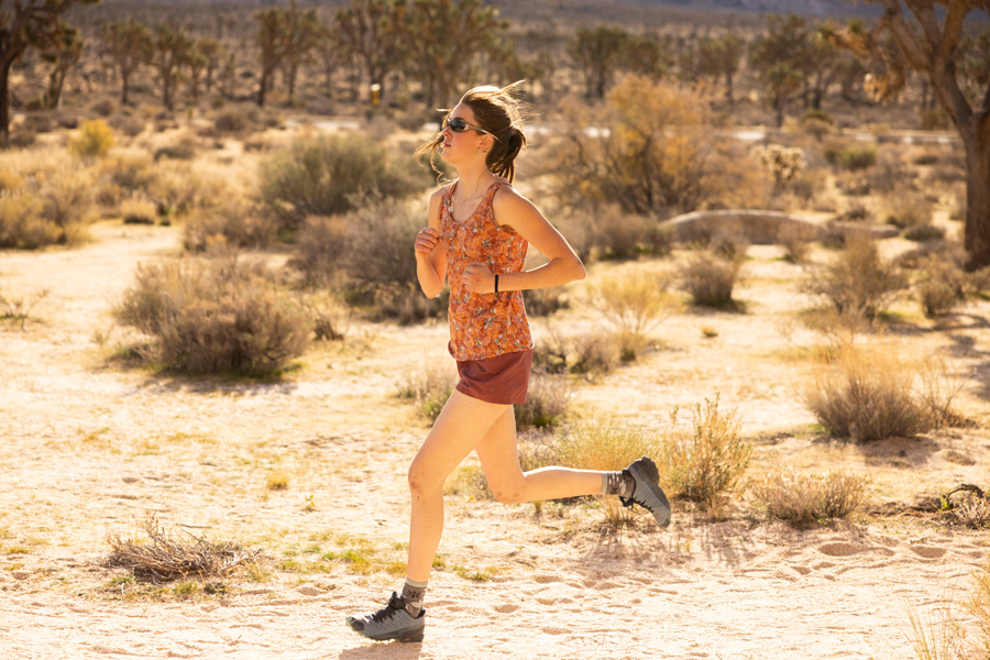 Woman running