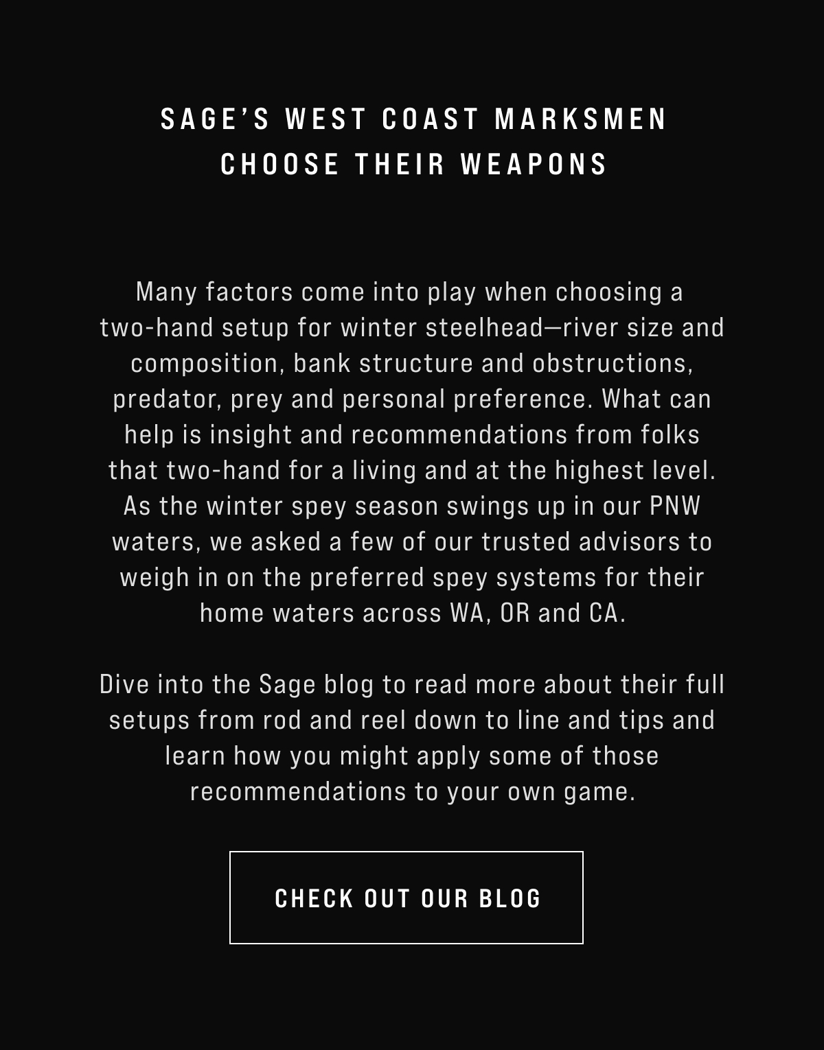 Read the Sage Blog