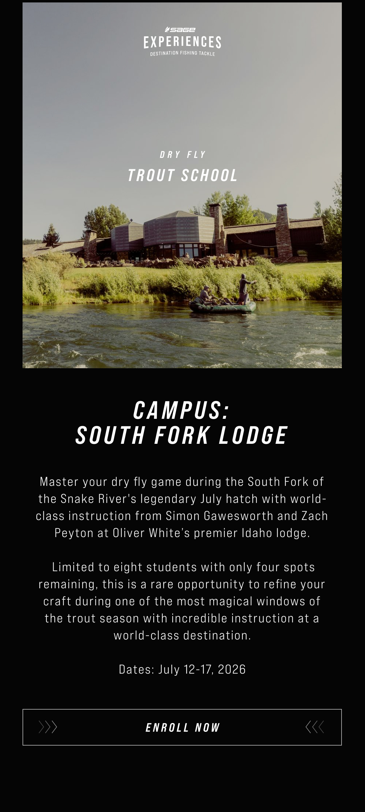 Sage Experiences Dry Fly Trout School 