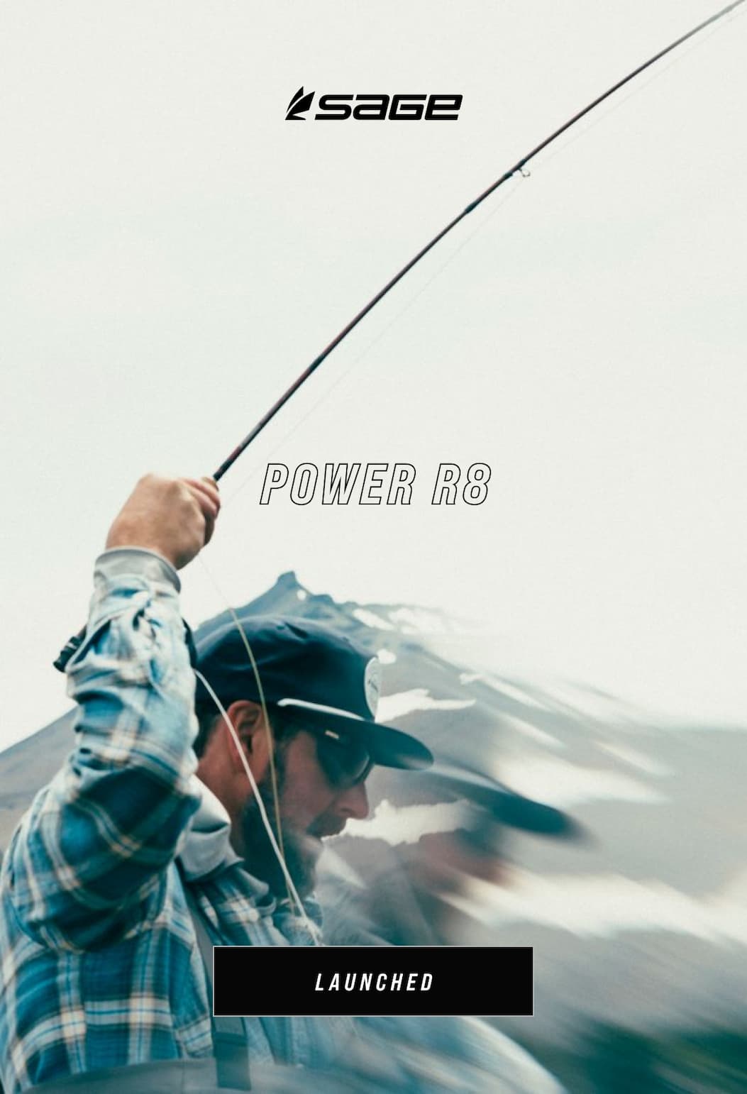 The new Sage Power R8 fly rod