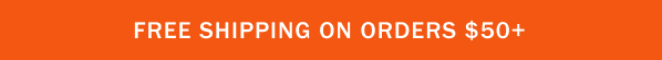 Free shipping on orders USD$50+