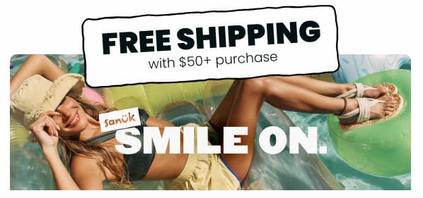 Free Shipping with $50+ purchase