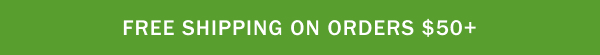 Free shipping on orders USD $50+