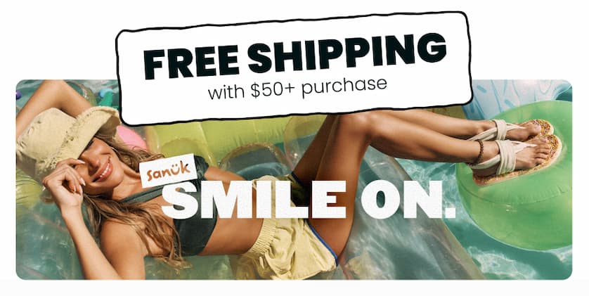 Free Shipping with $50USD + purchase