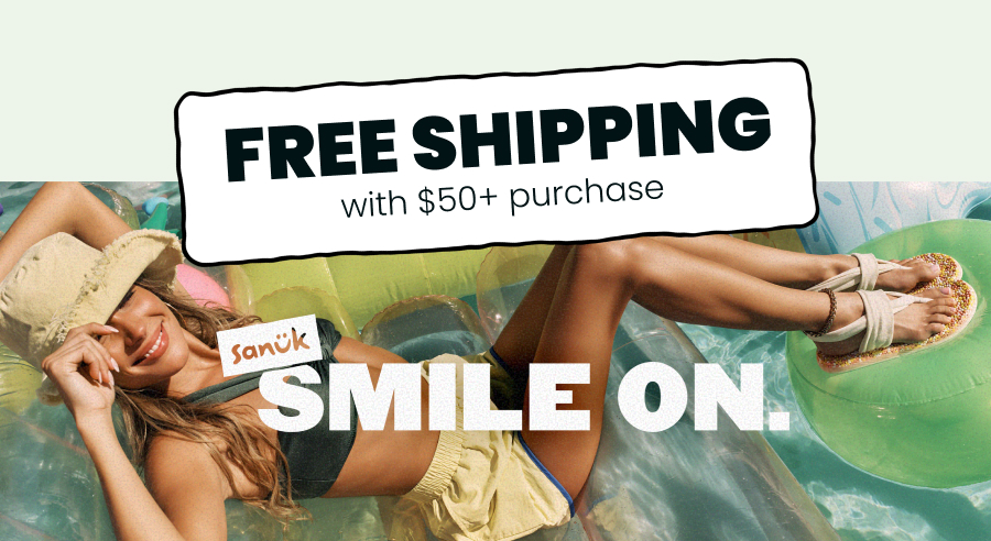 Free shipping on orders USD $50+