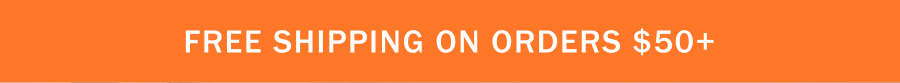Free shipping on orders $50+