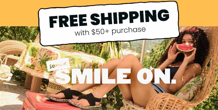 Free shipping with $50+ USD purchase