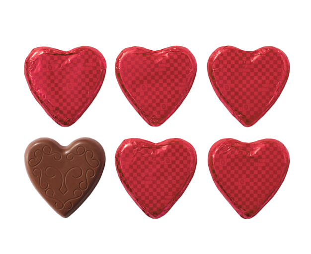 Milk Chocolate Hearts
