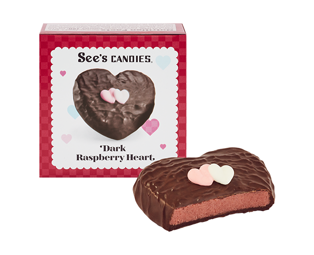 Dark Raspberry Heart