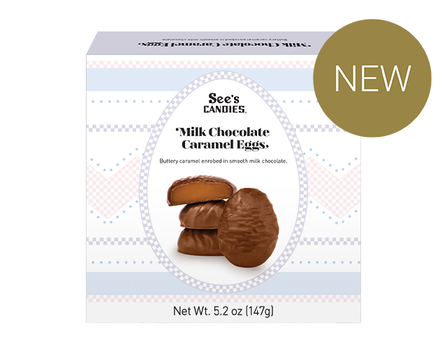 New: Milk Chocolate Caramel Eggs