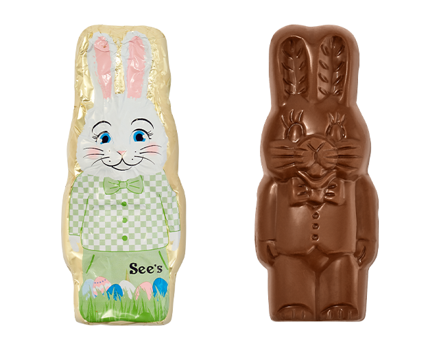 Mini Milk Chocolate Bunnies (Pack of 6)