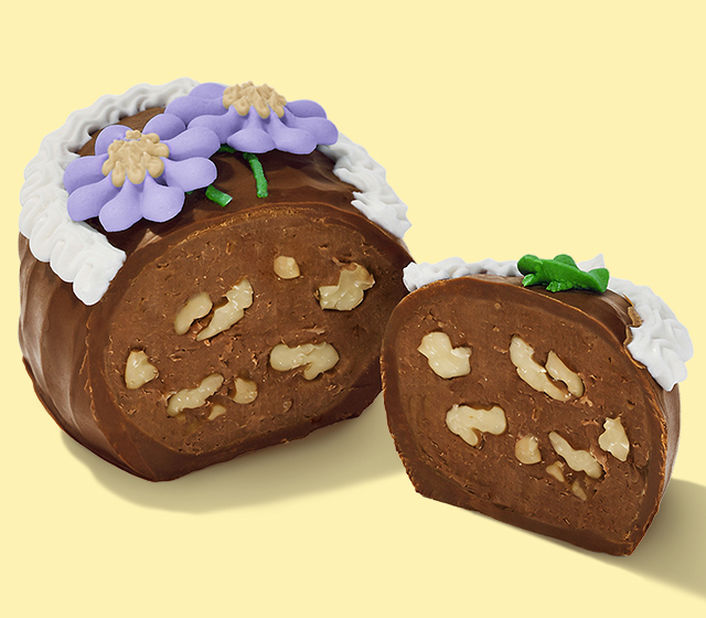 Chocolate Butter Egg with Walnuts 
