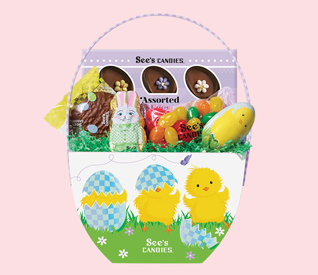 Easter Chick Basket