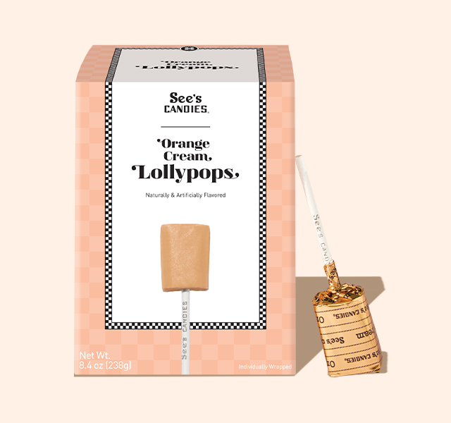 Orange Cream Lollypops
