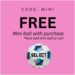 Free mini ball with purchase with discount code MINI