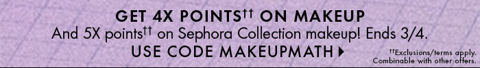 4X Points on Makeup