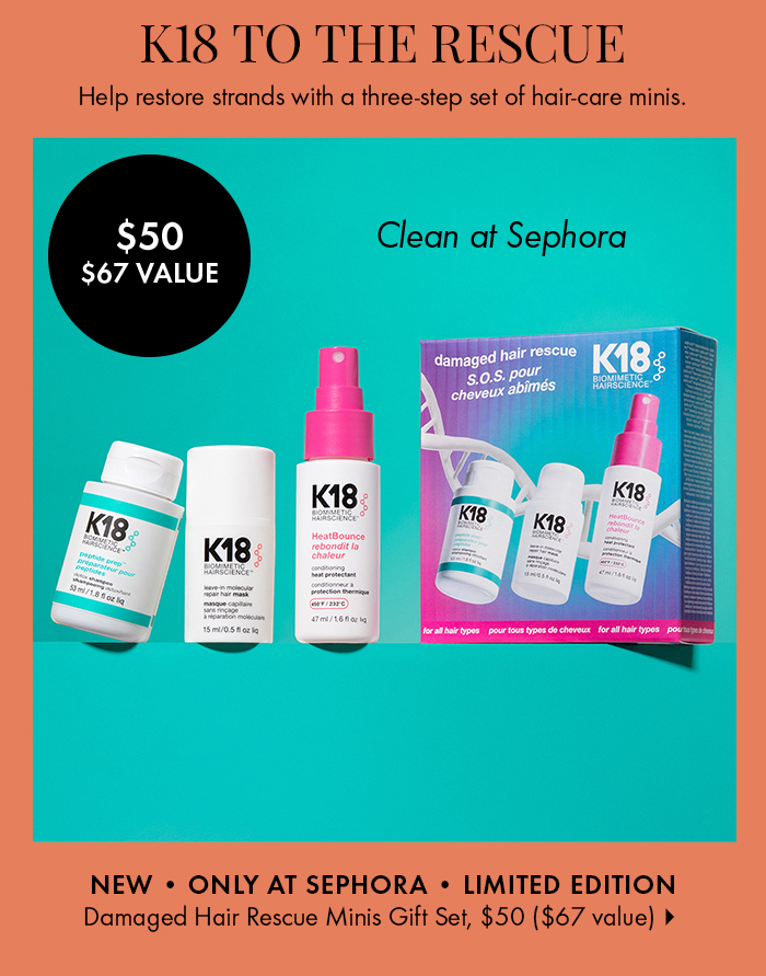 K18 Biomimetic Hairscience Damaged Hair Rescue Minis Gift Set
