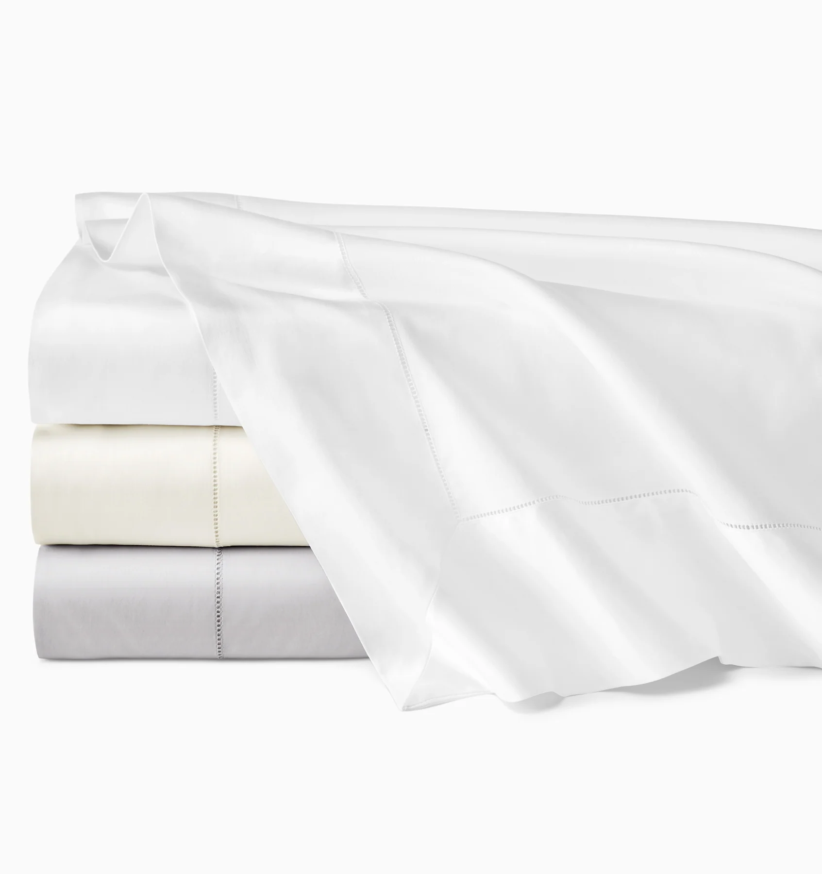 Image of SFERRA Giza 45 Sateen Flat Sheet