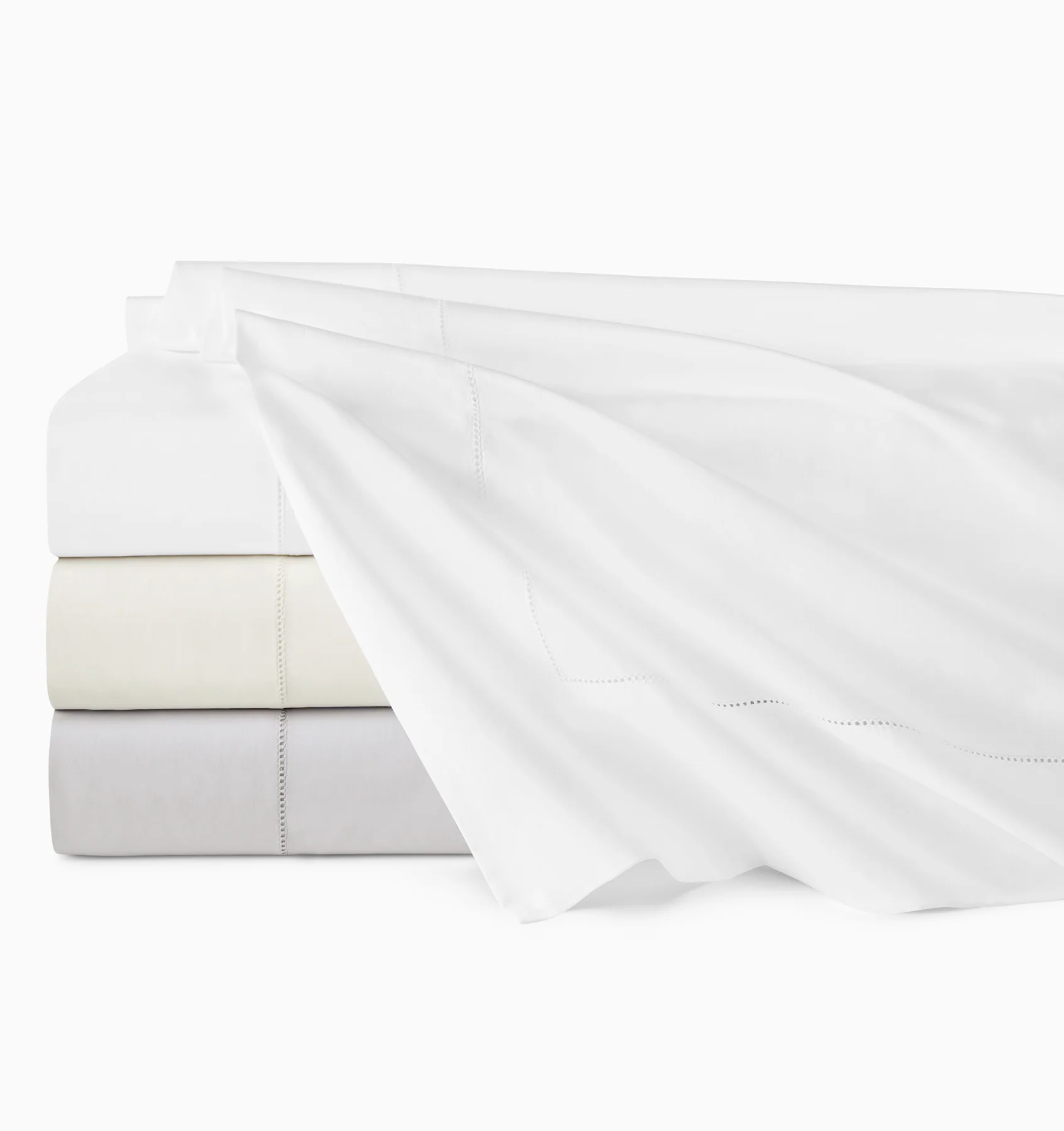 Image of SFERRA Giza 45 Percale Flat Sheet
