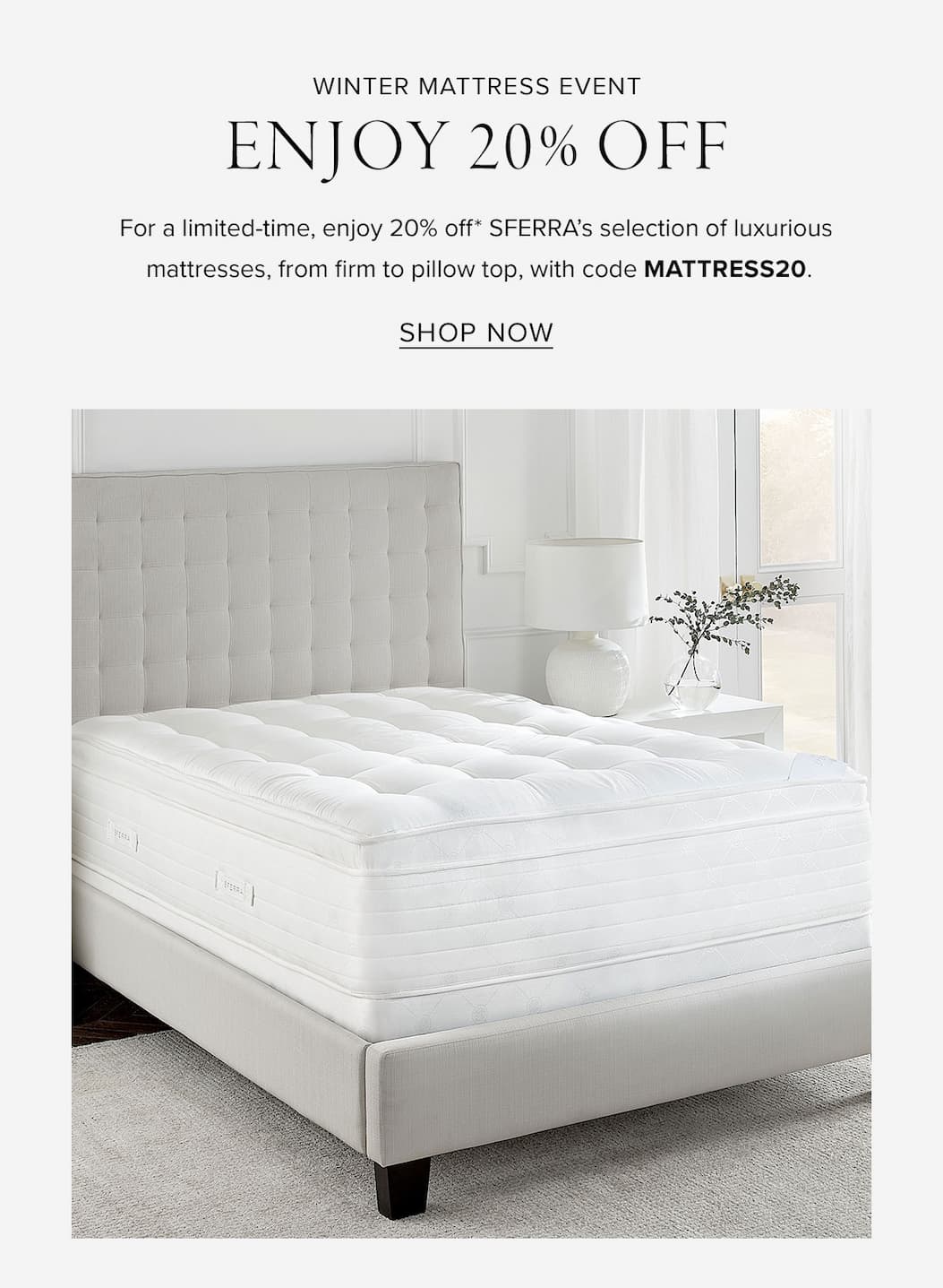 SHOP MATTRESSES