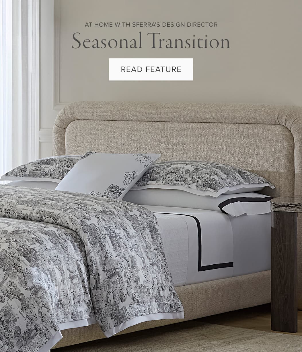 Read the feature on SFERRA's Senior Director of Design and her picks for the new season