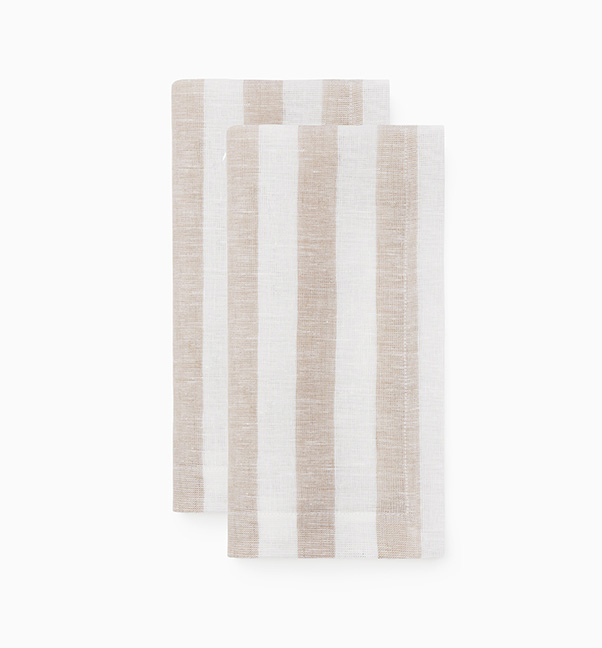 Stramare striped dinner napkins
