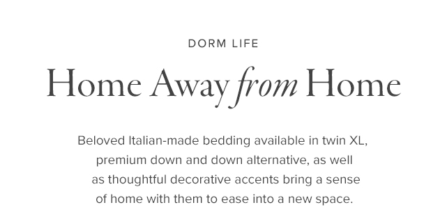 Shop Italian-made bedding, including sheets available in twin XL