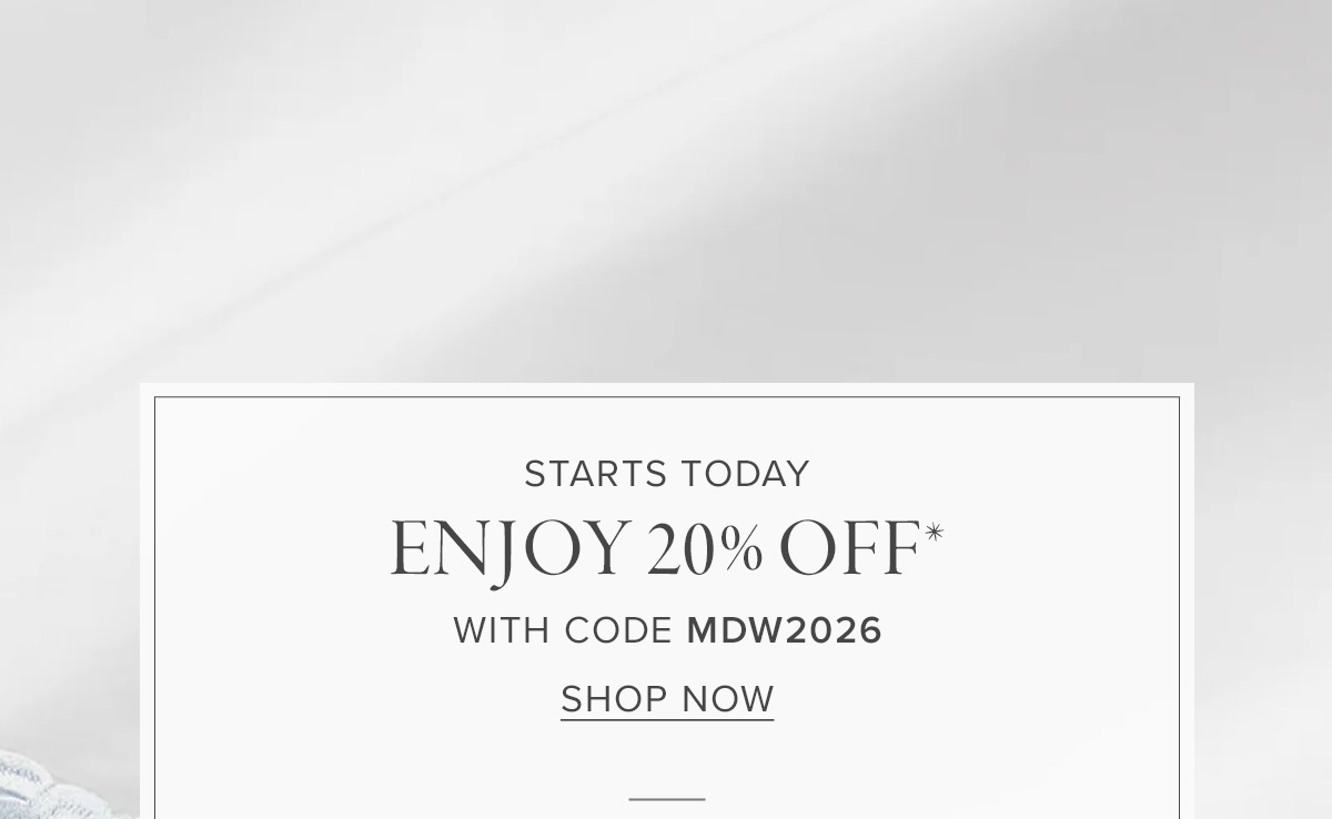 SFERRA's Memorial Day Event Enjoy 20% off