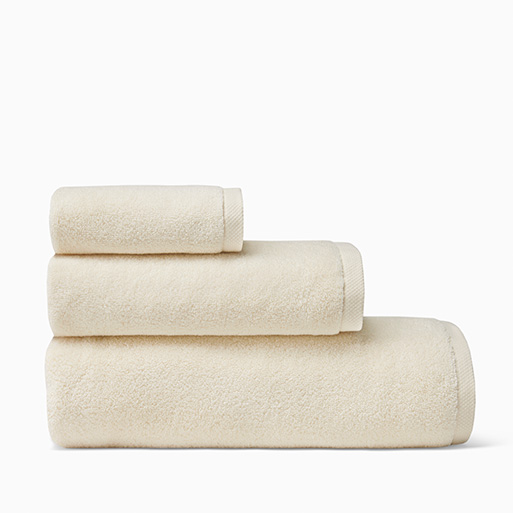 Ivory Cielo Bath Towels
