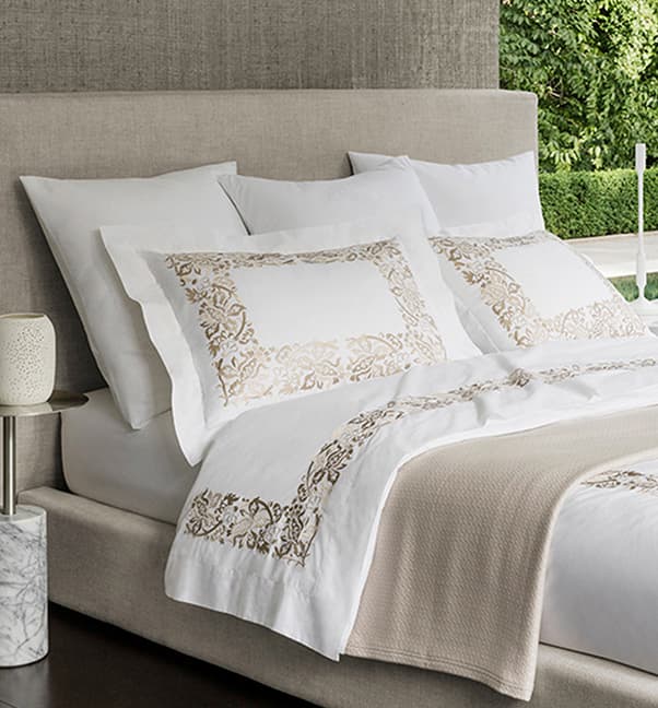 Saxon champaign bedding