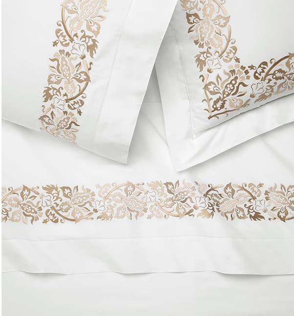 Saxon champaign pillowcases