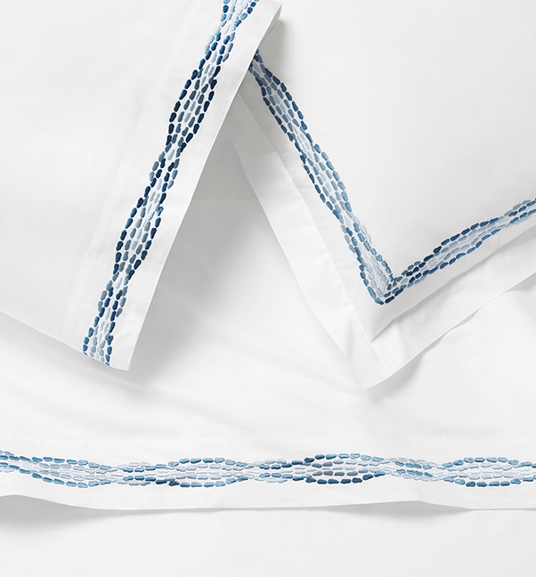 Cobblestones sea pillowcases