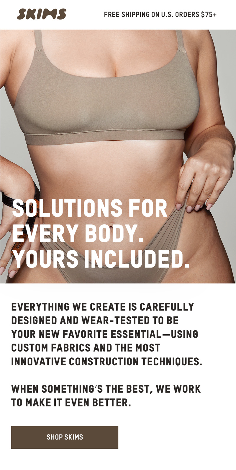 Solutions for Every Body. Yours Included